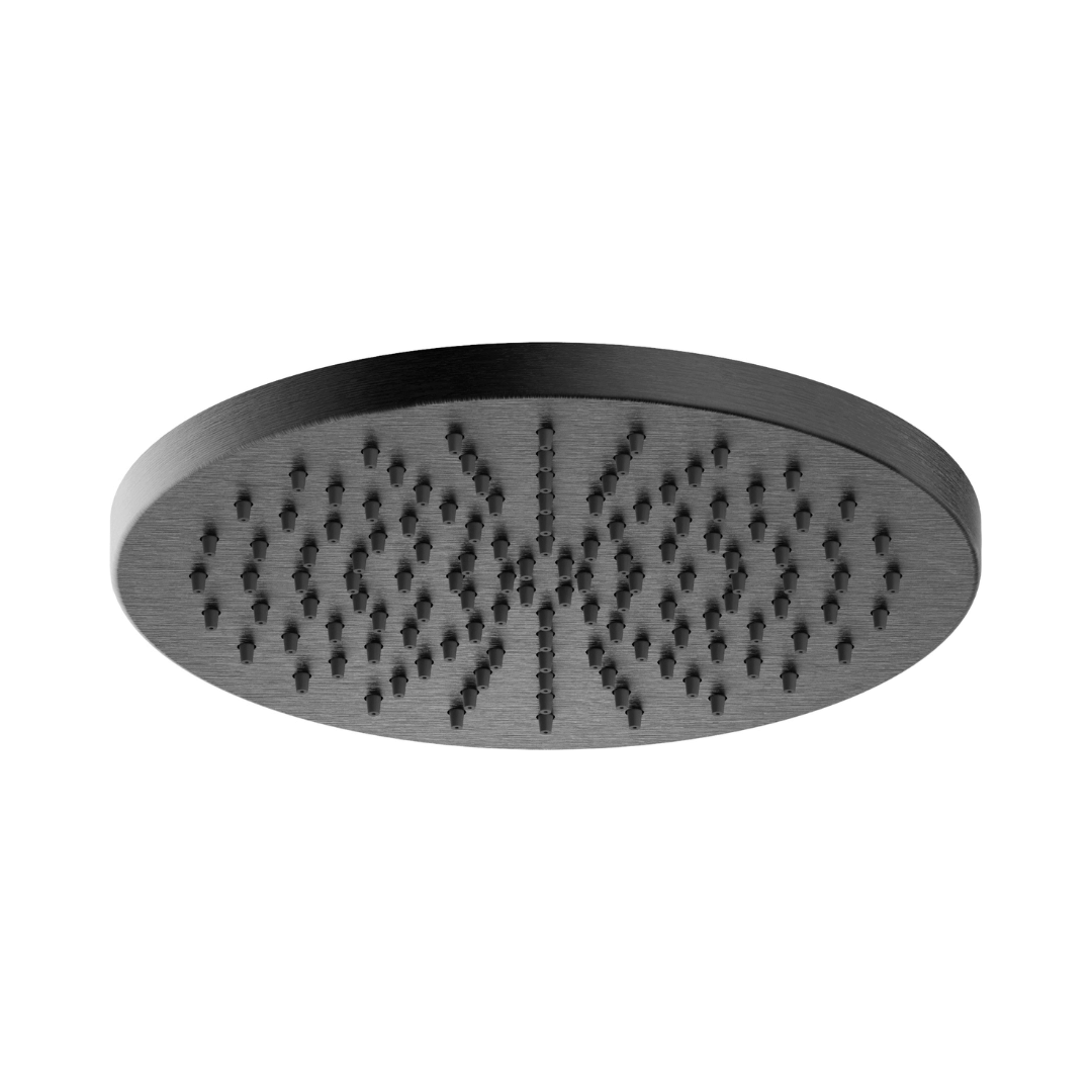 Nobili Round Inox Shower Head 200 mm – Brushed Graphite PVD