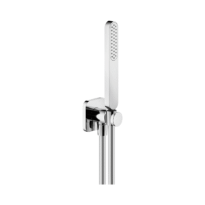 Nobili Kit Shower Handset Holder with Hose Chrome