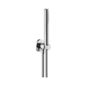 Nobili Kit Shower Handset Holder with Hose - Inox