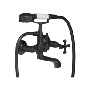 Nobili Carlos Premium Black Bathtub Mixer with Shower Set