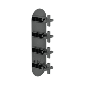 Nobili LIRA Diamond Smoke PVD 4-Way Built-in Thermostatic Shower Mixer