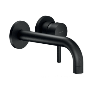 Nobili Live Black Built-In Basin Mixer with Plate - (150 mm)