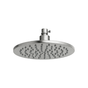 Nobili Round Inox Shower Head 200 mm with Safety Valve