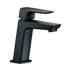 Nobili Acquaviva Black Basin Mixer with Click Waste