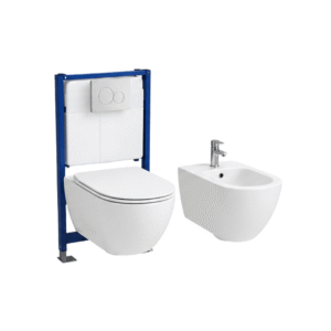 CITY Wall-Hung WC & Bidet Set with Concealed System