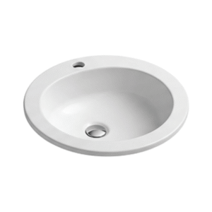 Scarabeo Built-In Round Washbasin Ø39.5 cm